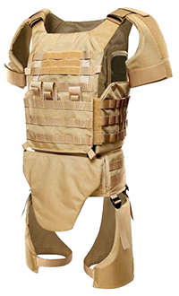 Bulletproof vest with legs