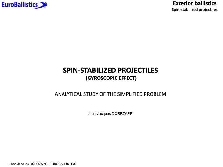 Spin-stabilized projectiles - Slide 1